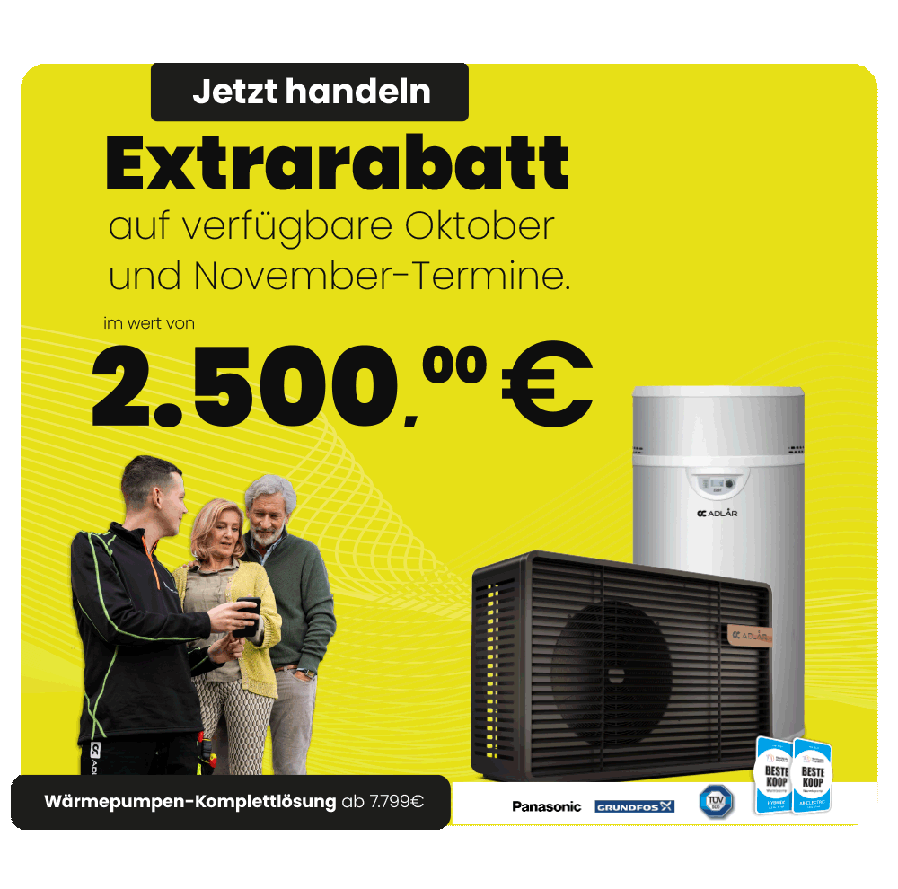 Warmepumpen Extrarabatt